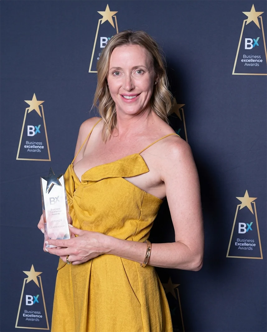 Beinc founder Hayley Birtles-Eades at the Business Excellence Awards