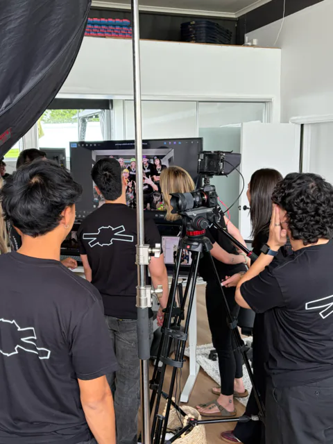Beinc team directing a creative photoshoot